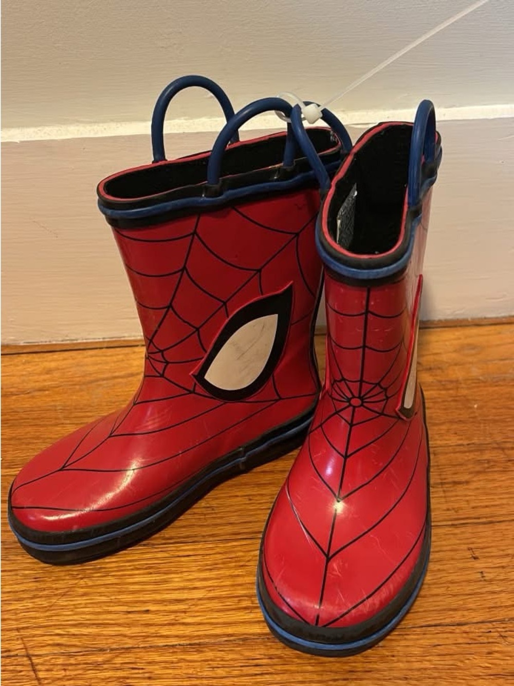 Marvel Red & Blue Spider-Man Kids Rain Boots